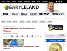 Tablet Screenshot of garyleland.com